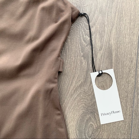 Revolve Privacy Please Elliot Midi Slip Dress Green Cut out Open Back Size Small - Picture 7 of 17